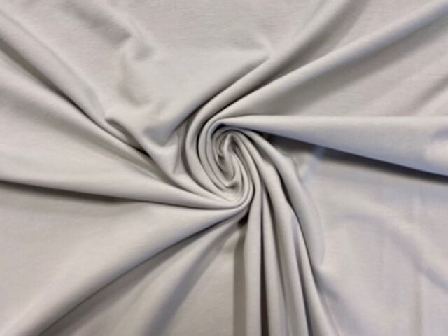 Plain Cotton spandex jersey Pastel Gray